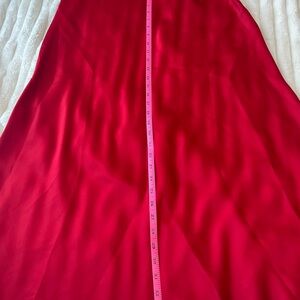 ANTONIO MELANI Vibrant Red Maxi Skirt
